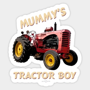 Mummy's Tractor Boy Sticker